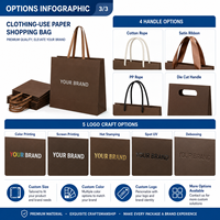 Sacs d'expédition et cadeaux personnalisés avec logo, écologiques, de luxe, avec poignée en ruban, emballage personnalisé pour chaussures et vêtements