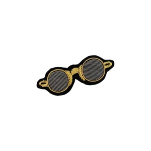 Wholesale AHTA BULLION Copper Alloy Bullion Wire Brooches High Quality Hand Embroidery Plating Customizable Size OEM Service - Product Image 3