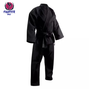 Uniforme de karaté lourd en toile 100 % coton pour l'entraînement et les tournois d'arts martiaux - Product Image 1