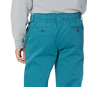 Custom Logo Options <b>Men's</b> Elastic Waist Waterproof Polyester/Cotton Cargo Jogger Pants Breathable Quick Dry Anti-Pilling - Product Image 4