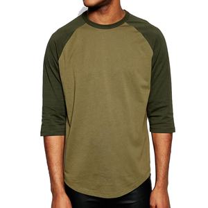 2022 Vintage para hombre, camisetas de manga larga para exteriores, cuarto raglán para cuello de Polo, logotipo liso, diseño informal de talla grande, Bangladesh - Product Image 2