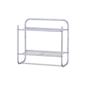 OEM <b>Shopee</b> EBay 2-Tier Modern Metal Wall Shelf Taiwan Household Storage Manufacturer Housewares Bathroom Organizer <b>Decoration</b> - Product Image 1