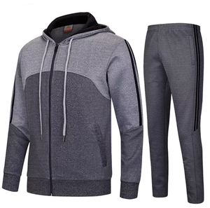 ชุดวอร์มมีฮู้ดพิมพ์ลายราคาถูกสำหรับทุกเพศ กันลม ระบายอากาศได้ดี เนื้อผ้าหนา เหมาะสำหรับฤดูหนาว ขายส่ง ชุดกีฬาแฟชั่นลำลอง - Product Image 1