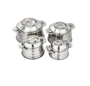 Olla para Servir Comida Caliente de Acero Inoxidable con Tapa, Elegante Olla para Buffet, Perfecta para Restaurantes y Hoteles - Product Image 1