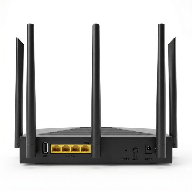 R736G Wifi 7 Router 3570Mbps Dual Band 1*2.5G WAN+3*G LAN+1*USB Port Support OpenWRT 21.02 25 MTK CHIPSET TP-LINK TENDA