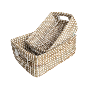 Unique Seagrass Tray Artisanal Storage Solution For Custom Gift <b>Baskets</b> And Special Occasions - Product Image 2