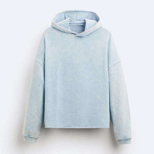 Custom Zip up Hoodies for <b>Mens</b> Plus Size Boxy Fit Drop Shoulder Hoodie Zipper Thick Oversized Full Zip up Hoodies Cotton Blended - Product Image 3