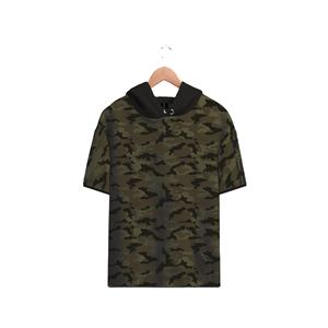 Sudadera con capucha para hombre Camuflaje personalizado Impreso Imágenes Impresión Logo 100% Algodón 280 GSM Diseño de tamaño personalizado de Bangladesh MOQ bajo - Product Image 1