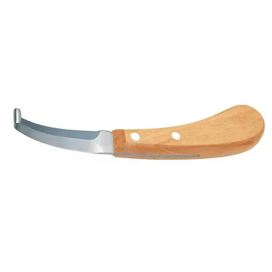 Top Quality Hoof Knife Veterinary Instruments made in Stainless steel edge blade Comfortable wooden handle