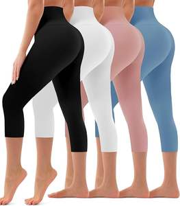 Leggings de Yoga de Secado Rápido Color Granate con Costuras para Mujer, 100% Poliéster, Cintura Alta, Logotipo Personalizado, Casuales, Antibacterianos y Transpirables - Product Image 3