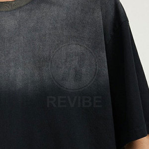 T-shirt délavé au soleil, qualité supérieure, nouveau design, 100% coton respirant, tissu toile, personnalisable pour homme, fabriqué au Pakistan - Product Image 6