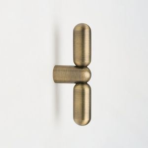 Poignée de meuble en métal finition cuivre, design minimaliste, pour tiroirs, armoires et placards, quincaillerie durable - Product Image 2