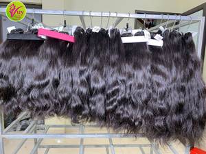 ผมมนุษย์ดิบขายส่งจากเวียดนามและกัมพูชา - สีดำธรรมชาติ ขนาด 18-22 นิ้ว คุณภาพระดับซาลอน - Product Image 1