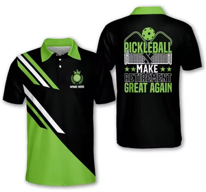 IRSA SPORTS Custom Sublimation Transfer Print Breathable Eco-Friendly Spandex/Cotton Athletic <b>Shirt</b> <b>Half</b> Sleeve Button-Up Collar - Product Image 2