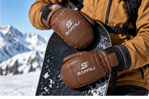 Guantes de Cuero Cálidos para Invierno, para Snowboard - Product Image 3