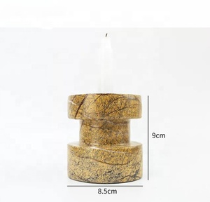 Bougeoir conique décoratif écologique en marbre pour éclairage moderne Décoration de pièce centrale de mariage Décoration - Product Image 6