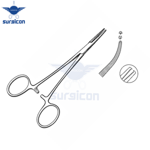 Pinzas Micro Halsted de 12.5 cm (5 Pulgadas), Curvas, Extra Delicadas, de Acero Inoxidable Premium, Hemostáticas, para Microcirugía Plástica - Product Image 5