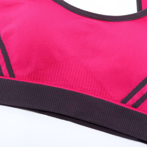 Sujetador deportivo para mujer, ligero, de tela elástica suave, transpirable, que absorbe la humedad, de secado rápido, con soporte, para uso diario. - Product Image 6
