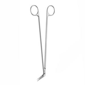 Ciseaux vasculaires manuels en acier Potts Smith, à lame angulaire de 45 degrés, lames de 18 mm, ciseaux chirurgicaux cardio-thoraciques CE par Grip Surgical - Product Image 5
