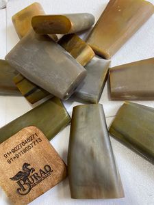 Manche de couteau en corne de buffle naturelle à 100 %, bruts et non traités, fait main, durable, forme naturelle, artisanat BURAQ - Product Image 5