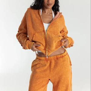 Survêtement d'entraînement personnalisé pour femme, tenue de sport douce et extensible, séchage rapide, pour fitness, gym, jogging, course à pied, uniforme d'équipe OEM ODM - Product Image 1