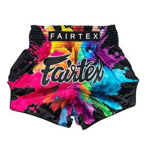 Pantalones Cortos de Boxeo Muay Thai Fairtex de Alta Calidad al Por Mayor, Tela Oxford Informal, Multicolores, Transpirables y Elásticos AI-MTS-08 - Product Image 1