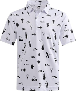Polo de Golf Premium para Hombre, Secado Rápido, Absorbe la Humedad, Logotipo Personalizado, OEM, ODM, Venta al Por Mayor - Product Image 1
