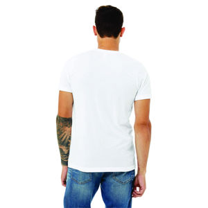 T-shirt en toile tricotée unie respirante de haute qualité pour homme, fabriqué au Pakistan, écologique et anti-rétrécissement - Product Image 3