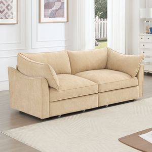 Sofá Loveseat de 2 Plazas con Cajones Extraíbles, Excelente Espacio para Salas de Estar Pequeñas - Product Image 3
