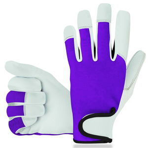 Full <b>Finger</b> Golf Goat Leather Gloves Blue White Polyester Non Slip Unisex Summer Pull Adjustable Wrist <b>Strap</b> High Quality - Product Image 5