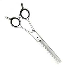 Ciseaux de coiffure professionnels avec double repose-doigts, lame droite en acier inoxydable, super coupe, outils de beauté pour barbier - Product Image 4