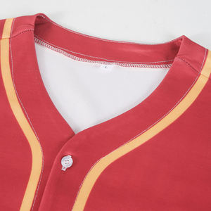 Wholesale Custom Mesh Baseball Jersey Blank Quick Dry Oversized Hip Hop Digital Printed Sports Uniform Men Shirt - Product Image 5