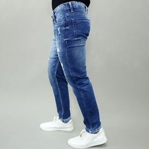 Jean bleu extensible Gex pour homme, coupe droite, taille mi-haute, qualité supérieure, best-seller - Product Image 5