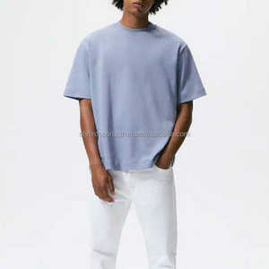 T-shirts pour hommes à épaules tombantes sur mesure de haute qualité pour le prix de vente en gros - Product Image 1