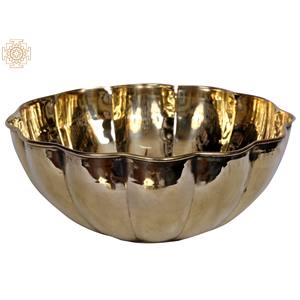 Petit bol design en laiton fait à la main Article de décoration unique pour la maison - Product Image 2