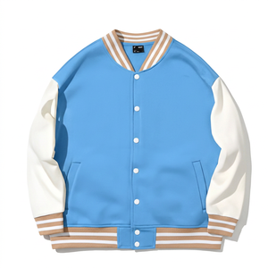 เสื้อแจ็คเก็ตคอปก BYRON พร้อมโลโก้แบบกำหนดเองสำหรับผู้ชาย แจ็คเก็ต VARSITY/LETTERMAN สำหรับกีฬาเบสบอลและฟุตบอล แบบสั่งทำพิเศษ - Product Image 3