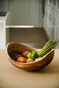 Tazón de Bambú Natural Pulido Estilo Americano Ecológico para Frutas y Ensaladas, Personalizable, Nuevo Modelo para Cocina, Venta Caliente - Product Image 5