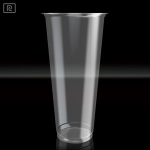 Vasos de plástico PP desechables con tapa en incoloro/6 colores Opción de logotipo del cliente para servir bebidas frías - Product Image 6