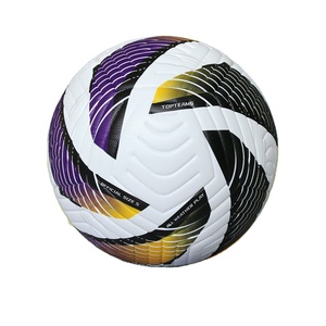 Ballon de football en cuir PU taille 5 officiel personnalisable, nouveau style, professionnel, pour entraînement sportif et matchs, ballon de football hybride - Product Image 1