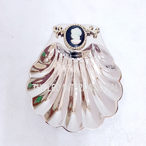 Decorative <b>Tray</b> Wood and Iron Material Round Shape Versatile Home Accent for Serving Display <b>Kitchen</b> Dining - Product Image 2