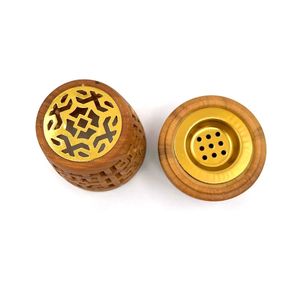 Brûleur d'encens en céramique fait main avec motif géométrique ajouré, diffuseur aromatique de style indien, utilisation toutes saisons, artisanat tendance - Product Image 4