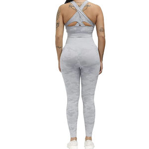 BURAQ MMA SPORTS Soutien-gorge de sport à col rond pour femme, débardeur de yoga et de gym personnalisé, design élégant au dos, Spandex/Nylon, sexy, pour club - Product Image 4