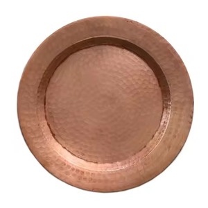 Plato Base de Cobre de Lujo para Mesa, Vajilla Premium para Grandes Banquetes de Boda, Restaurantes, Hoteles y Comedores de Alta Gama - Product Image 6