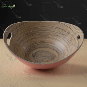 Los Más Vendidos: Cuencos Clásicos de Bambú para Ensalada 27x22x10.5cm >10L, Productos Desechables Ecológicos Personalizados de Vietnam para Fiestas - Product Image 4
