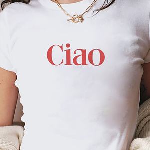 เสื้อยืดสั้นแฟชั่นผู้หญิง Ciao - Product Image 4