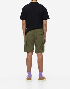 Custom Logo Premium Solid Color Denim Summer High Street Baggy <b>Jean</b> Shorts for Men cargo style <b>jeans</b> shorts - Product Image 3