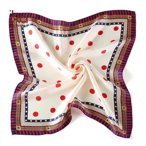 Fabricant d'écharpes en satin imprimées sur mesure OEM ODM Marque privée Promotion d'entreprise Publicité Cadeau Nigeria Ghana Kenya Congo - Product Image 3