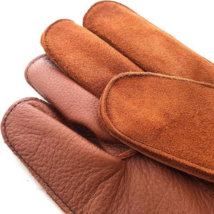 Gants de fauconnerie en cuir de vachette de qualité supérieure, double couche, résistants aux épines, pour la manipulation et l'entraînement des oiseaux - Product Image 6