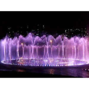 Fuente de Agua Musical LED Moderna de Lujo, Personalizable, de Acero Inoxidable y Piedra, para Jardín Exterior, Productos de Jardinería de Lujo - Product Image 2