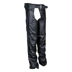 KRATOS KR-8855 Unisex Kids Full Chaps for <b>Equestrian</b> Riding PU Leather Western Zipper Protective Gear Custom Made Sizes Child - Product Image 4